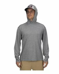 Simms BugStopper Hoody Steel Heather -Simms Winkel 11707 083 40EUr 5