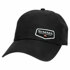 Simms Oil Cloth Cap Black