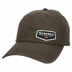 Simms Oil Cloth Cap Coffee