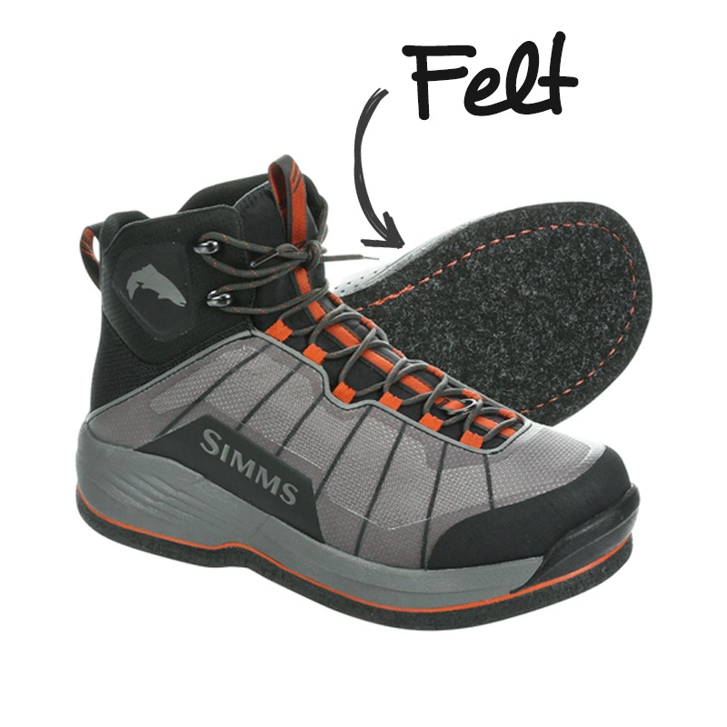 Simms Flyweight Boot Felt Steel Grey (Filt) 3 Simms Flyweight Boot Felt Steel Grey (Filt)
