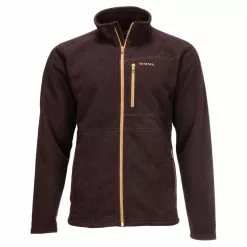 Simms Rivershed Full Zip Mahogany