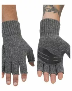 Simms Wool ½ Finger Glove Steel -Simms Winkel 13234 030 4050r 2
