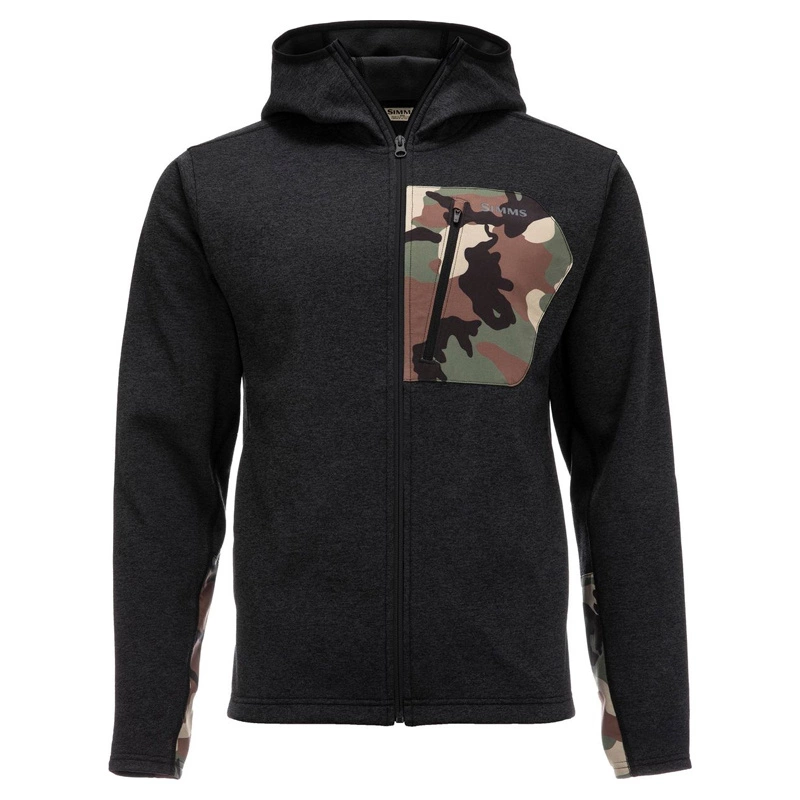 Simms CX Hoody Black Heather 3 Simms CX Hoody Black Heather