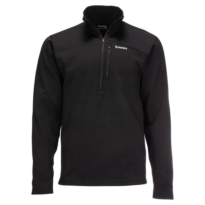 Simms Thermal 1/4 Zip Top Black 3 Simms Thermal 1/4 Zip Top Black