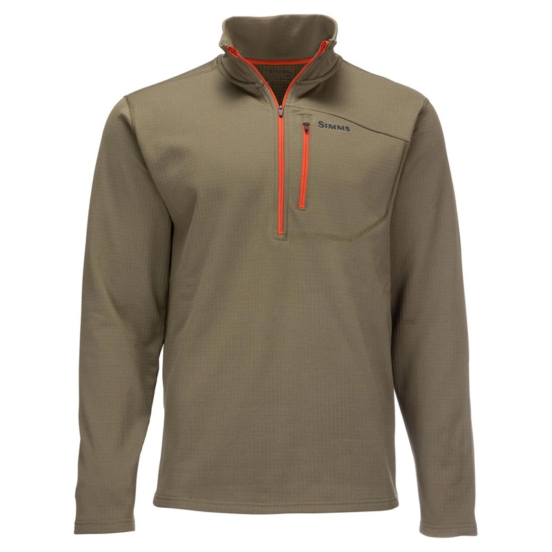 Simms Thermal 1/4 Zip Top Dark Stone 3 Simms Thermal 1/4 Zip Top Dark Stone