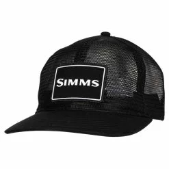 Simms Mesh All-Over Trucker Black