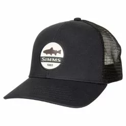 Simms Trout Patch Trucker Black