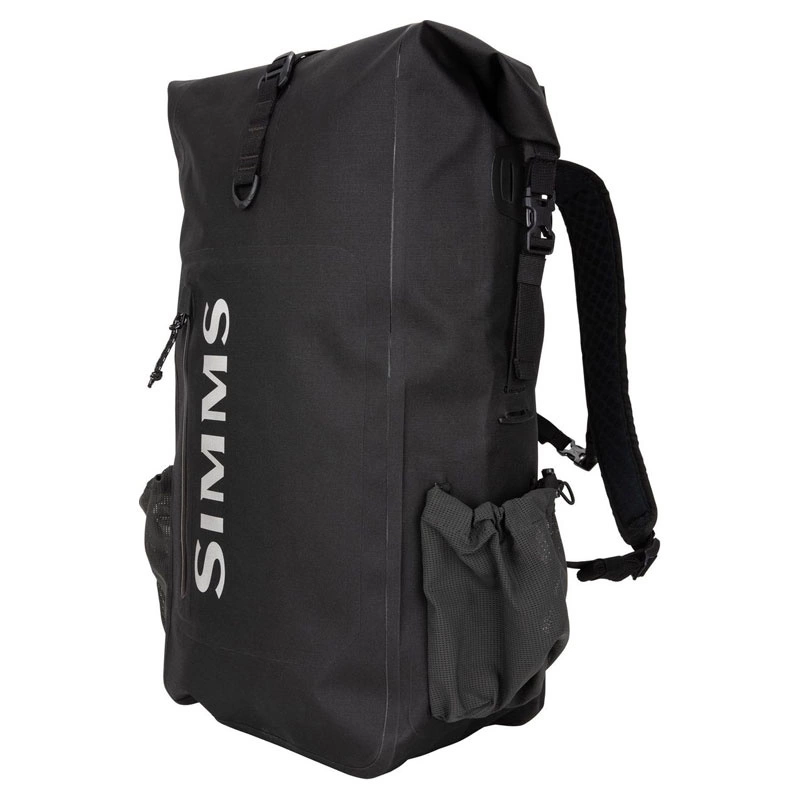 Simms Dry Creek Rolltop Backpack Black 3 Simms Dry Creek Rolltop Backpack Black