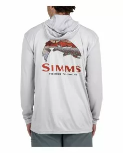 Simms Tech Hoody Artist Series Trout Logo Flame/Sterling -Simms Winkel 13521 859 30r 4