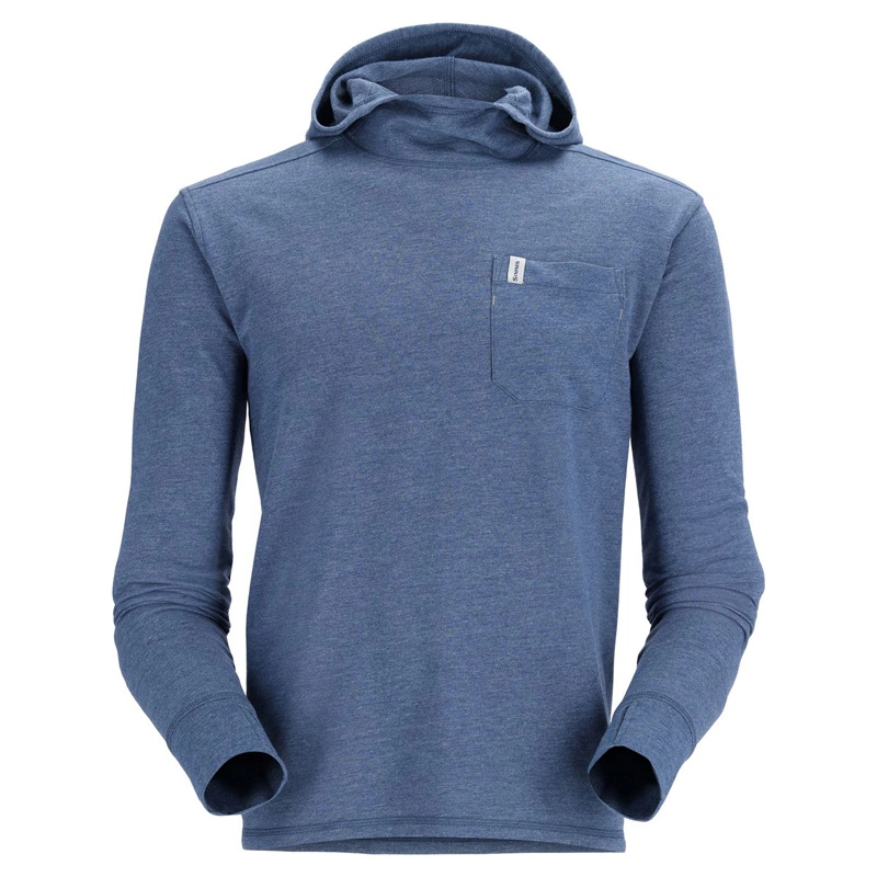Simms Henry's Fork Hoody Navy Heather 3 Simms Henry's Fork Hoody Navy Heather
